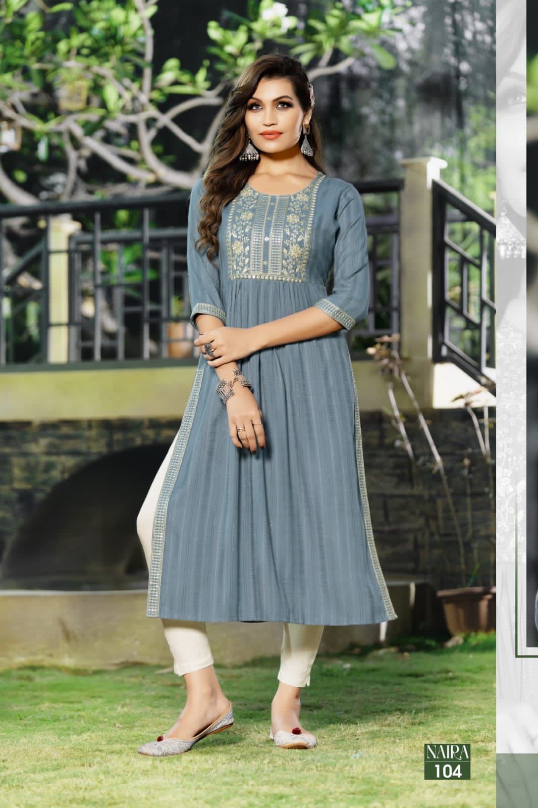 Naira By Hirwa 101-108 Designer Kurtis Catalog